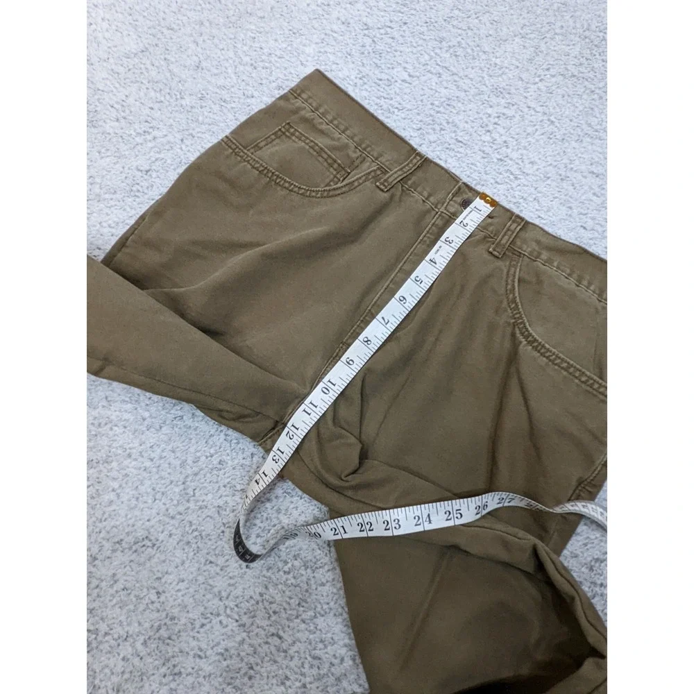 Lee Flannel Lined Relaxed Fit Brown‎ Mens Jeans 38x30 Workwear Streetwear